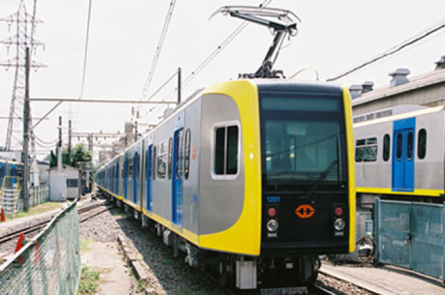 One of the new trains