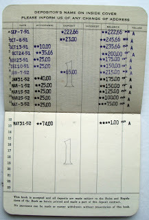 The old savings passbook